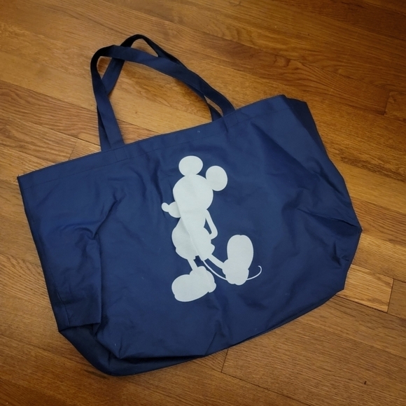 Disney Store Mickey Mouse Blue reusable large tote bag - Picture 3 of 9